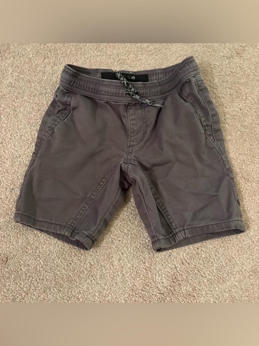 Joe’s size 5 Kids Grey Drawstring Cotton Shorts